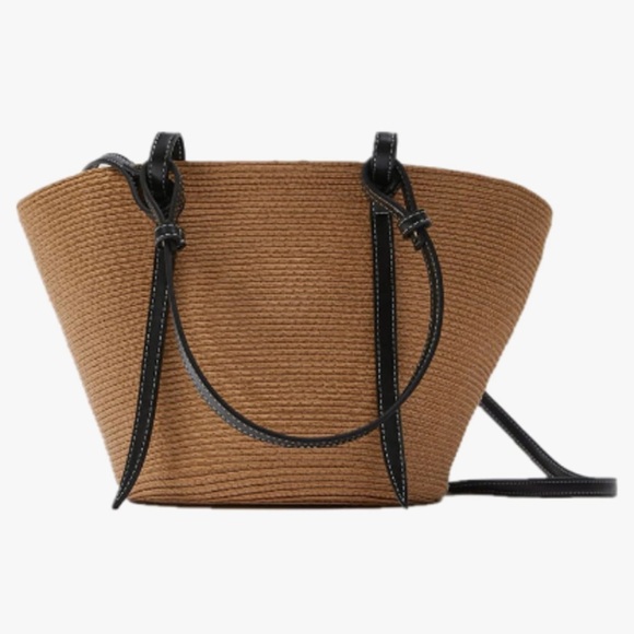 Zara Handbags - ZARA STRAW BAG LIKE NEW CONDITION!